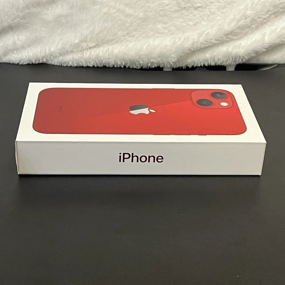 Apple iPhone 13 RED Edition 256 gb 2021 Original Packaging BOX ONLY